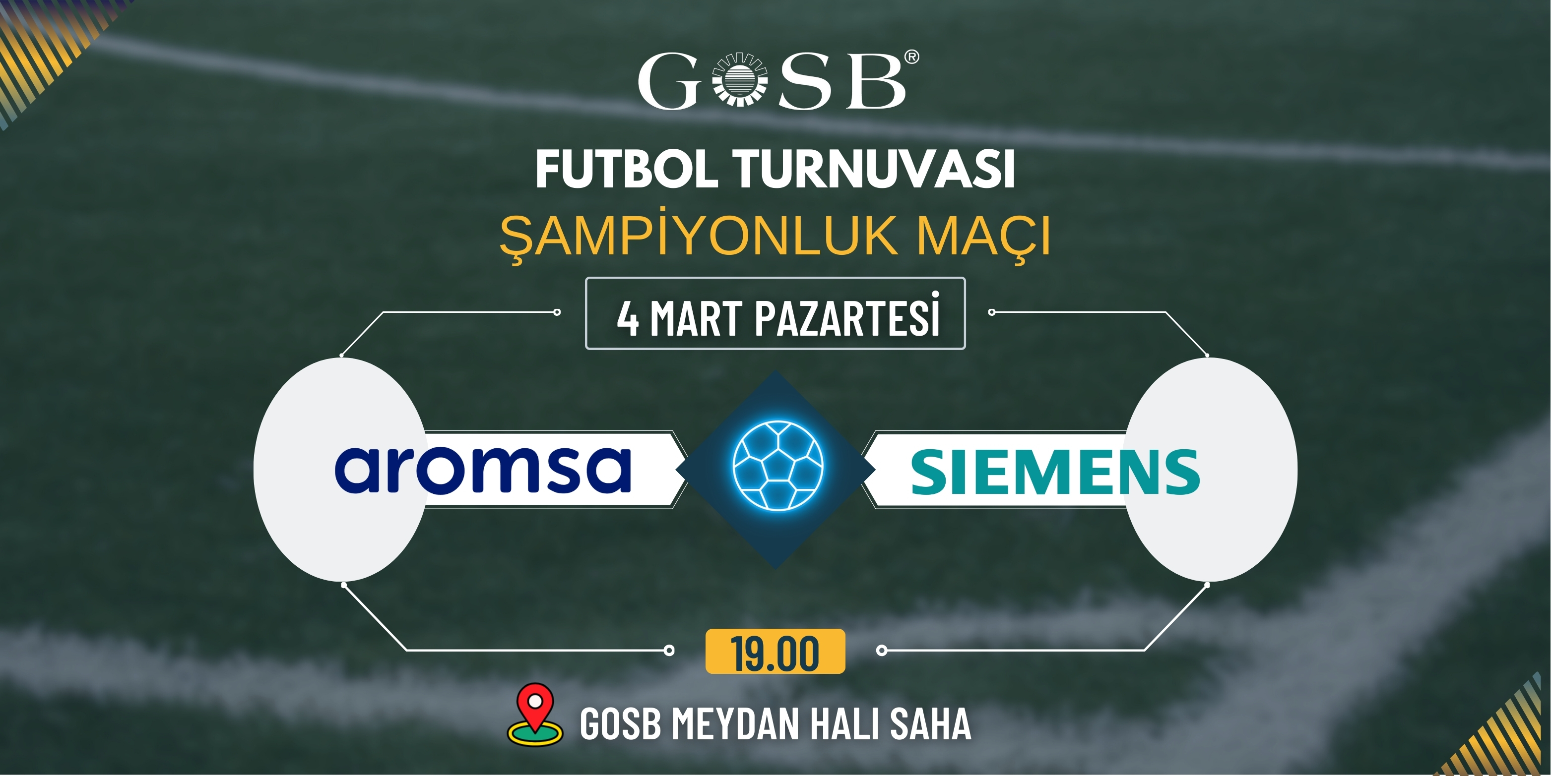 GOSB FUTBOL TURNUVANISINDA ŞAMPİYON BELLİ OLUYOR