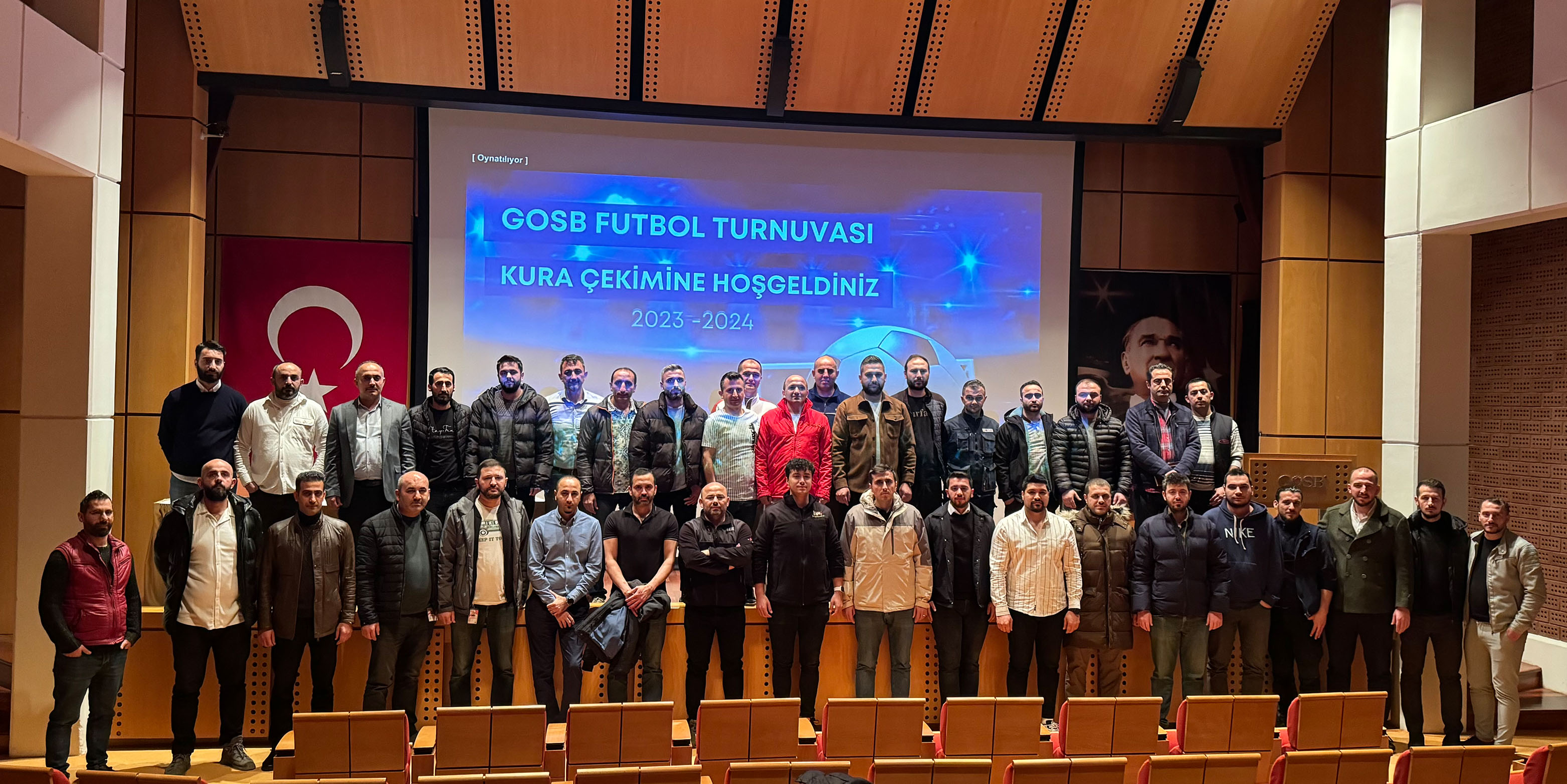 GOSB FUTBOL TURNUVASININ KURA ÇEKİMİ YAPILDI