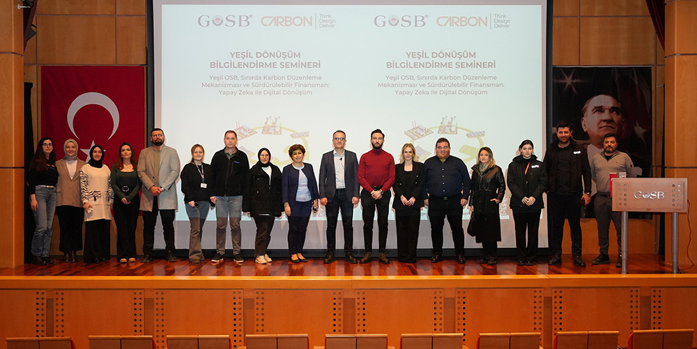 GOSB'DA YEŞİL DÖNÜŞÜM BİLGİLENDİRME SEMİNERİ DÜZENLENDİ